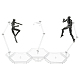 Supporto per bambole in plastica per modelli&nbsp;ODIS-WH0061-24A-1