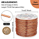 BENECREAT 20 Gauge (0.8mm) Aluminum Wire 235m (770FT) Anodized Jewelry Craft Making Beading Floral Colored Aluminum Craft Wire - Copper AW-BC0001-0.8mm-04-2