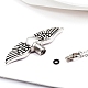 Flügel mit Herz Medaillon Pet Memorial Halskette BOTT-PW0001-107B-5
