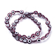 Chapelets de perles vernissées manuelles LAMP-E017-06-2