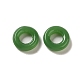 ガラスフレームコネクター  イミテーション翡翠  丸いリング  グリーン  16x4mm  内径：7.8mm GLAA-M043-03A-02-2