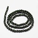 Synthetic Green Goldstone Beads Strands G-N0178-04-6mm-2