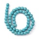 Synthetical Howlite Beads TURQ-GSR8mm129-3
