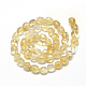 Chapelets de perles de citrine naturelle X-G-R445-8x10-16-2