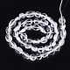 Chapelets de perles en cristal de quartz naturel G-T108-20-2