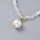 Glass Pearl Beads Pendants Necklaces NJEW-JN02564-01-2