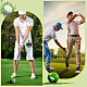 Chgcraft 2 couleurs pu cuir porte-tee de golf porte-tee de golf pour sac ceinture ronde tees de golf sacs de rangement cadeau pour golfeur hommes femmes AJEW-CA0003-31-6