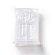 Diyのハロウィーンの墓石のキャンドルのシリコーン型  香りのよいキャンドル作りに  ホワイト  9.5x6.5x4cm  内径：5.8x2.5のCM DIY-F110-07-2