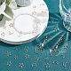 Arricraft 80 pièces 2 styles de perles d'espacement en laiton KK-PH0010-30-3