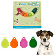 32 pièces 4 couleurs étiquette d'identification de chien acrylique blanc transparent PALLOY-AB00045-1