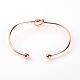 Braccialetti del polsino di ferro&nbsp;BJEW-WH0011-09-2