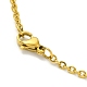 304 colliers pendentif en acier inoxydable pour femmes et hommes NJEW-G123-04G-4