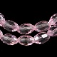 Faceted Transparent Glass Beads Strands X-GC891Y-1-1