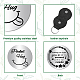 Creatcabin kit per la creazione di portachiavi per strumenti musicali souvenir DIY-CN0002-18D-3