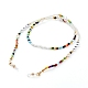 Perles de rocaille de verre chaînes de lunettes AJEW-EH00311-1