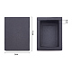 Caja de cajones de papel kraft CON-YW0001-03B-B-3