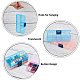 PH PandaHall 5 Pack 10 Grids Rectangle Plastic Bead Storage Box Case Container Jewelry Organizer with Movable Dividers for Small Earring Jewelry Craft Sewing Supplies CON-PH0001-14-6
