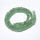 Natürlichen grünen Aventurin Perlen Stränge X-G-S357-G05-2