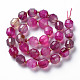 Chapelets de perles d'agate naturelle G-T131-118B-2