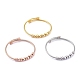 304 Stainless Steel Cuff Bangles Sets BJEW-M284-16-1