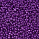 焼付塗装ガラスシードビーズ  暗紫色  12/0  1.5~2mm  穴：0.5~1mm  約30000個/袋 SEED-S001-K11-2