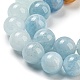 Chapelets de perles en morganite naturelle G-P503-10MM-01-4