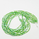 Electroplate Glass Beads Strands EGLA-D018-8x8mm-23-2
