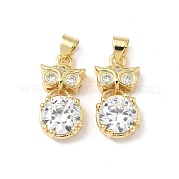 Латунные микро проложить кубического циркония подвески KK-Q068-03G