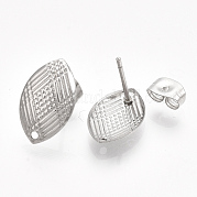 Accessoires de puces d'oreilles en 304 acier inoxydable STAS-S079-70B