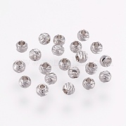 Резные медные бусины KK-G312-02P-3mm