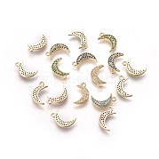 Латунные микро проложить кубического циркония подвески ZIRC-F098-36G
