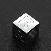 Европейские бусины из нержавеющей стали 201 STAS-N090-LA062-R