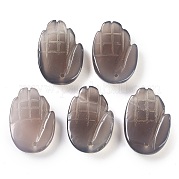 Природные серые агаты подвески G-K359-03L