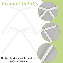 80 Stück Bowknot-Polyester-Ornament-Zubehör&nbsp;FIND-SC0020-89C