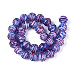 Chapelets de perles vernissées manuelles&nbsp;LAMP-T023-30B