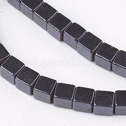 Unmagnetische synthetischen Hämatitkornen Stränge&nbsp;G-Q527-4x4mm-1