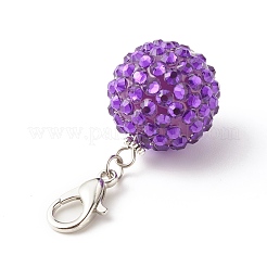 Decora il ciondolo con strass in resina&nbsp;HJEW-JM00613