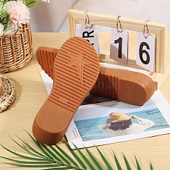 Rutschfeste synthetische Gummischuhe untere Fersensohle&nbsp;AJEW-WH0816-078