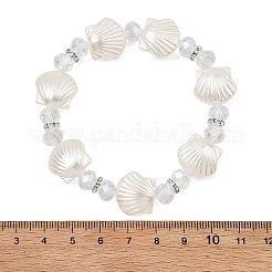 Pulseras elásticas de plástico ABS con perlas de imitación&nbsp;BJEW-JB13803