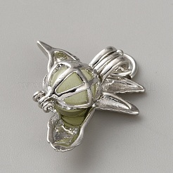 Pendentifs de cage de perle d'alliage&nbsp;FIND-WH0173-218A