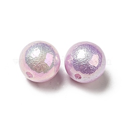 Placcatura uv perle di plastica abs iridescenti&nbsp;LS-SACR-A001-05D