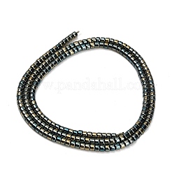 Chapelets de perles en verre électroplaqué&nbsp;GL-CBAA615-01B