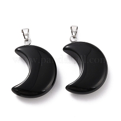 Pendentifs en obsidienne naturelle&nbsp;X-G-Z022-02L