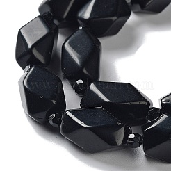 Natürlichen Obsidian Perlen Stränge&nbsp;G-C182-24-01