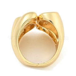 Verstellbare Ringe aus Messing mit klarem Zirkonia&nbsp;RJEW-L121-022G