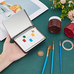 Dosenbox für Aquarellfarben aus Eisen&nbsp;AJEW-WH0542-74