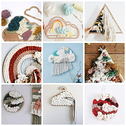 Ensembles de fonds de panier en bois de hêtre&nbsp;DIY-WH0210-13