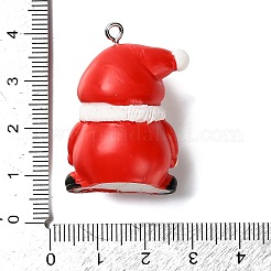 Anhänger aus undurchsichtigem Harz zum Thema Weihnachten&nbsp;RESI-I336-01P-10