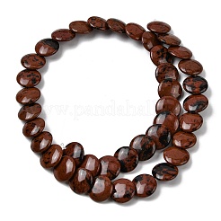Natur Mahagoni Obsidian Perlen Stränge&nbsp;G-K366-D03-02