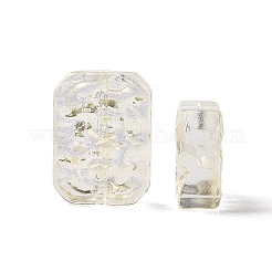 Perles de verre peintes par pulvérisation transparent&nbsp;GLAA-I050-08A